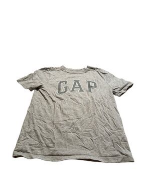 Boys GAP Grey Short Sleeve Logo Tee Size Medium